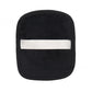 Reusable makeup remover pad shown flat with the plush face up on a plain background