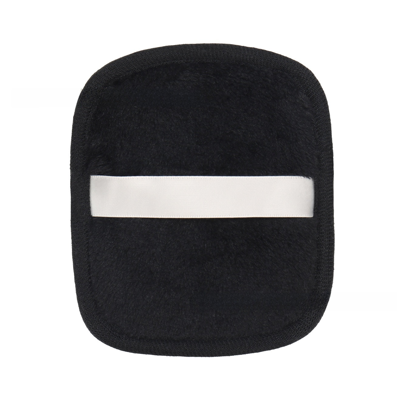 Reusable makeup remover pad shown flat with the plush face up on a plain background