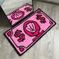 Cartoon Currency Faux Cashmere Rug | modern interior context