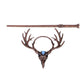 Nordic Gothic Crow Skull Antler Hairpin Retro Viking Hair Accessory