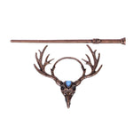 Alloy gothic hairpin in ancient red copper antique tone