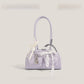 Tote Bag with Silk Scarf Pendant | evening warm ambience styling