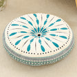 Teal Teardrop Sunburst
