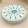 Teal Teardrop Sunburst