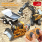 Remote control vehicle driving across the floor in play