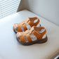 Baby Open-Toe Woven Sandals | secondary detail close up