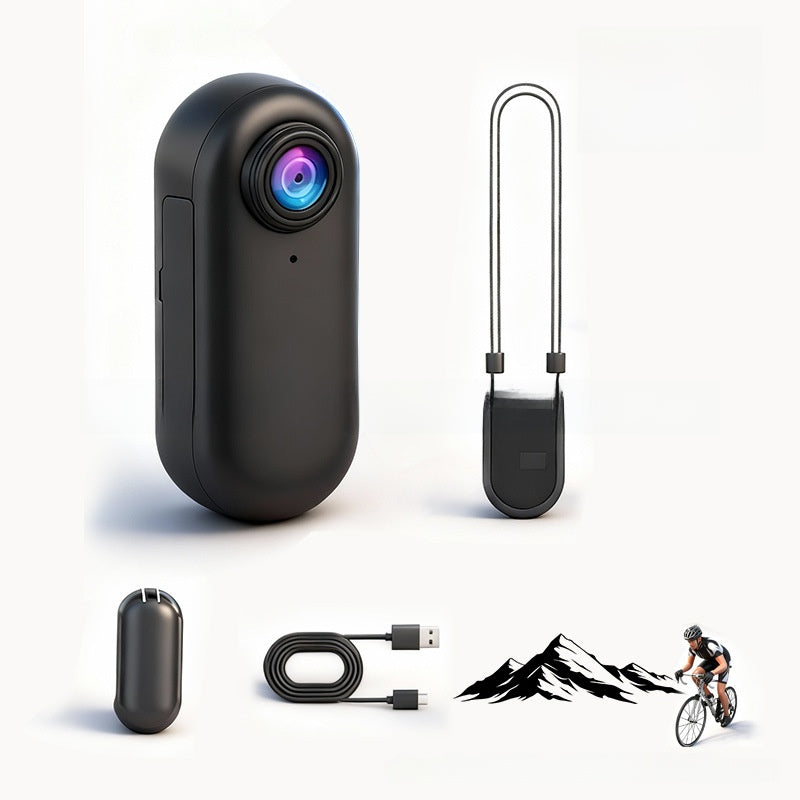 Mini Magnetic 4K Action Cam | USB charge port detail