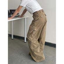 Distressed Vintage Casual Pants Loose Fit