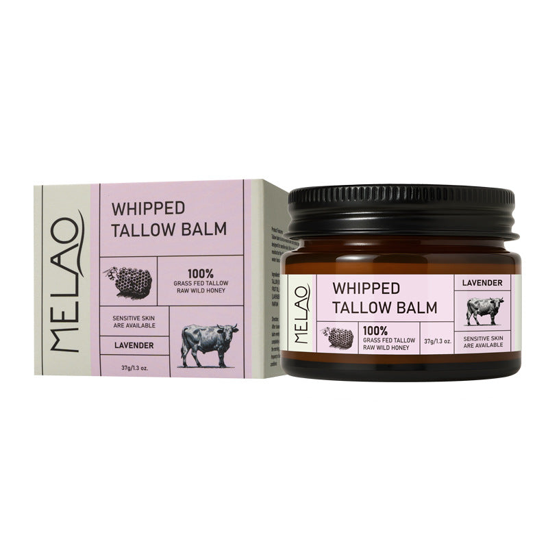 Beef Fat Moisturizing Cream | scale reference with hand