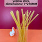 Hot Melt Glue 30pcs option: yellow hot melt glue sticks in a glass with a label reading 7 by 270 mm