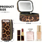 PU Leather Makeup Case with Mirror and Light