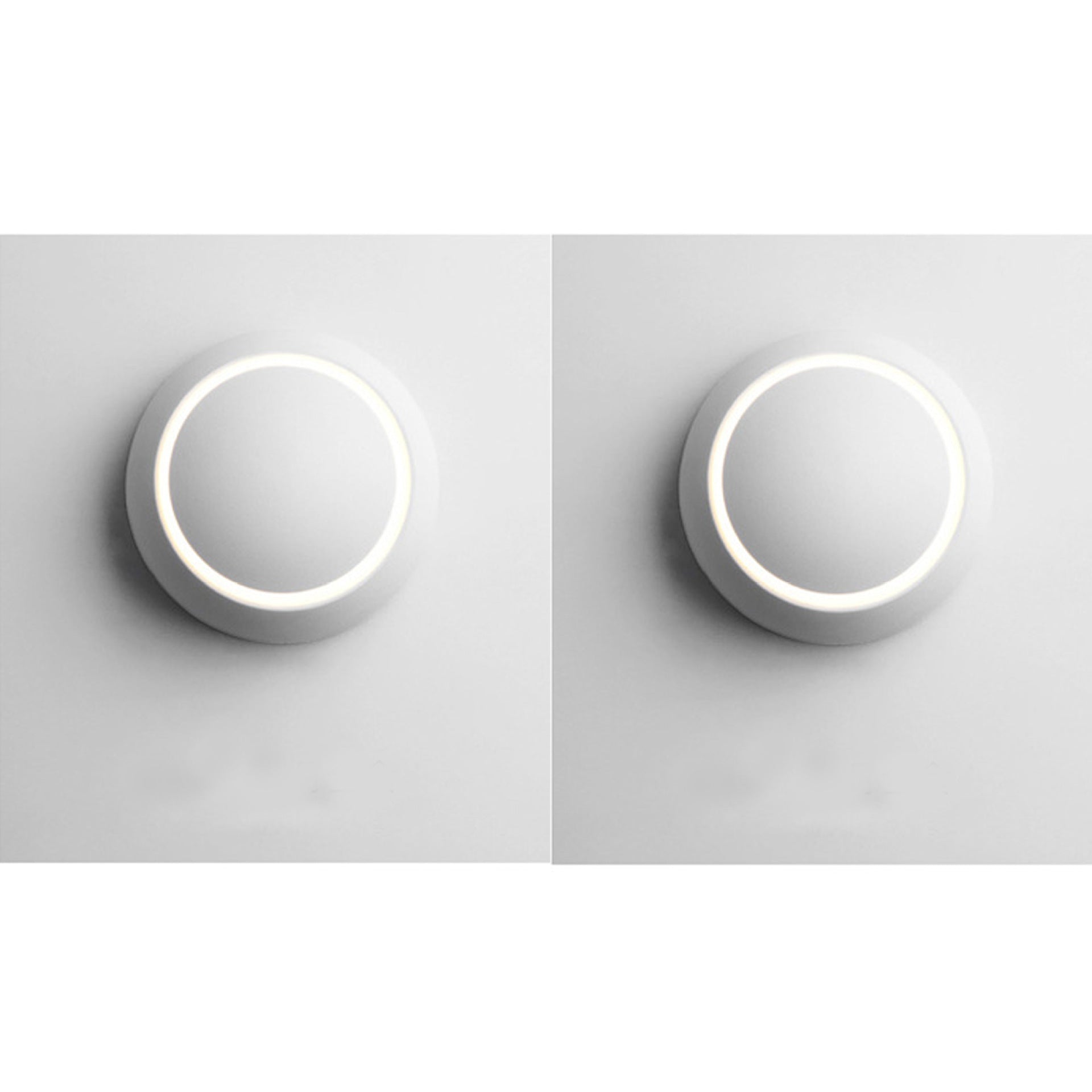 Crescent LED wall light packaging and accessory overview