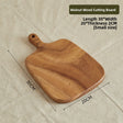 Walnut Solid Handle 30x20x2cm
