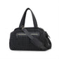 Quilted Embroidery Insulated Mother Baby Bag | modern interior styled scene