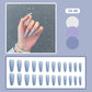 Cs01 40 Wearing Nail Art Finished Nail Pieces Long Frosted Nail Pieces