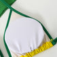 Brazilian Color Block Bikini