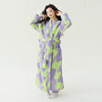 Fluorescent Green Wavy Print + Pants