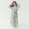 Fluorescent Green Wavy Print + Pants