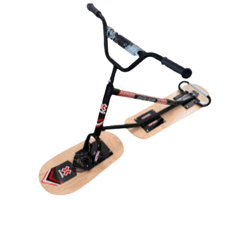 Two-in-One Ski Scooter Sled