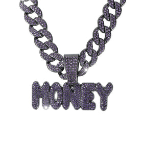 Letter Money Pendant Necklace
