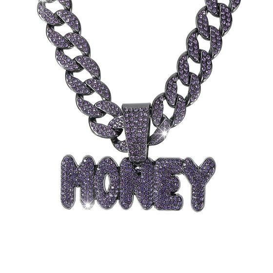 Letter Money Pendant Necklace