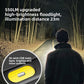 Warsun COB floodlight bar lighting a forest path at night on a walk
