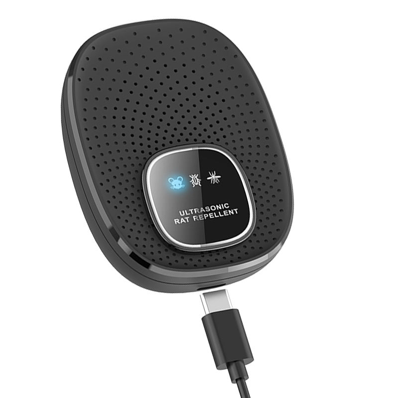 Black and white ultrasonic pest repeller plug in devices