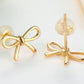 18K Gold Bow Earrings for Women | pairing with everyday items