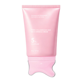 PDRN Collagen Neck Cream with Built In Gua Sha Applicator, 90 g