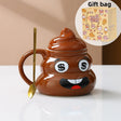 Rich poop cup  spoon  gift bag