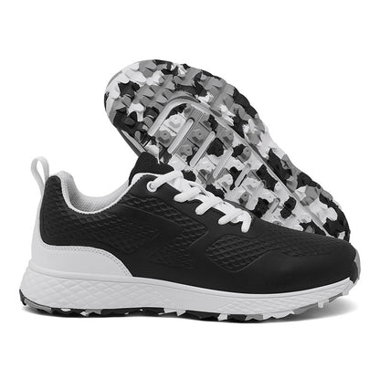 Golf Shoes Breathable Fixed Nail Sports Footwear for Casual Day, Trip, Relaxed Outing with Easy Styling | packaging and pr...