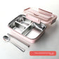 Portable Compartmentalized Stainless Steel Lunch Box