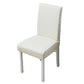 Diamond jacquard chair cover stretched over a dining chair seat and back