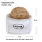 Corn velvet plush pet toy with an embroidered face and a squeaker inside for play