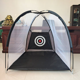 Indoor golf practice net