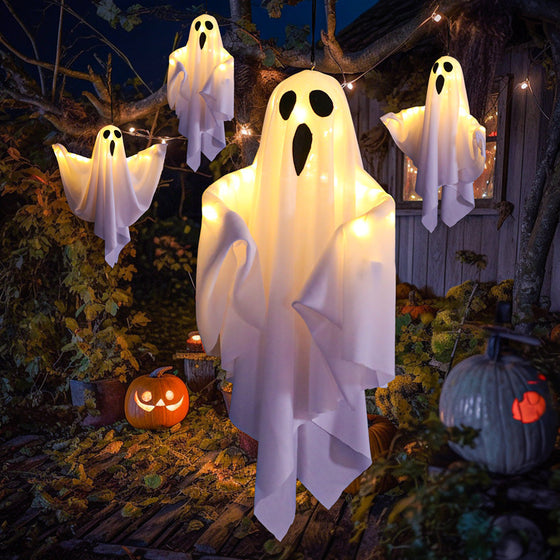 LED Ghost-Shaped Hanging Ambient Light