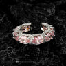J1792005 pink stone, copper alloy