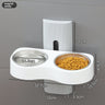 Adjustable Height / Gray White Adjustable Bowl
