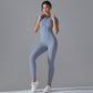 High Elastic Long Sleeve Jumpsuit Fitness Wear