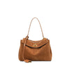 Genuine Leather Frosted Suede - Suede Caramel small size