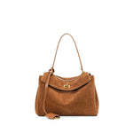 Genuine Leather Frosted Suede Tote | packaging and what is included