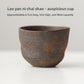 Handmade Rock Clay Tea Cup Japanese Wabi-Sabi Style