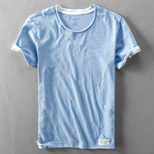 Washed Distressed Short-Sleeved T-Shirt