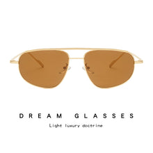 Retro Metal Frame UV400 Sun Glasses