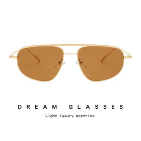 Retro Metal Frame UV400 Sun Glasses