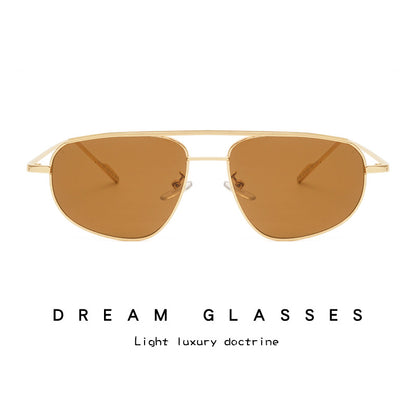 Retro Metal Frame UV400 Sun Glasses