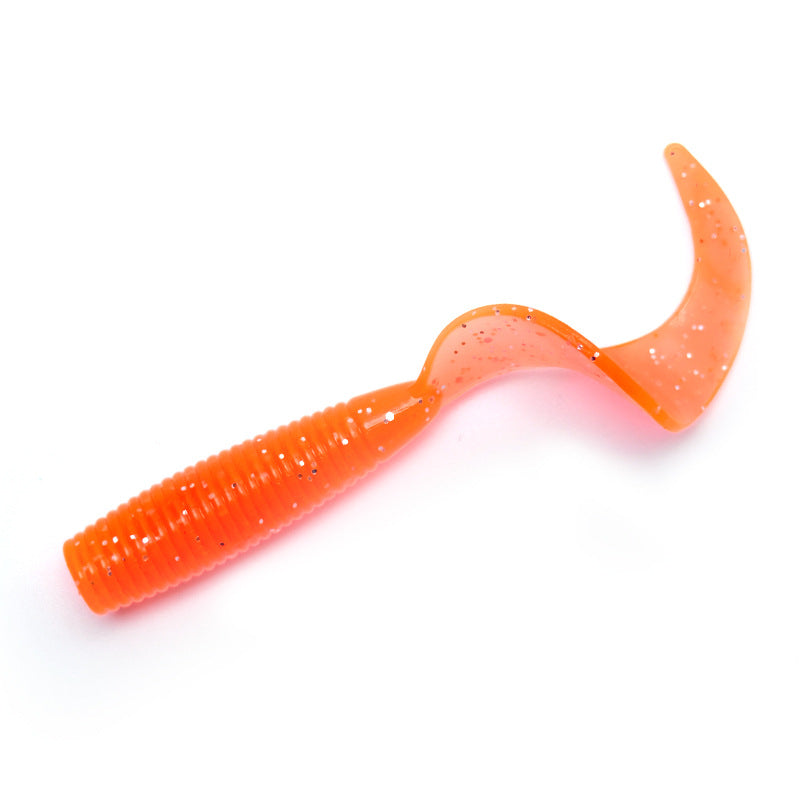Spiral Tail Soft Fishing Bait | modern interior context