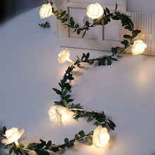 Decorative LED String Lights with Floral Design