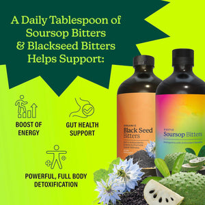 Soursop leaf extract bitter drops 473ml bottle