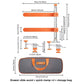 Adjustable Drawer Rail Installation Tool